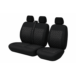 Fundas Cubre Asiento Delantero 2 Plazas Tela Furgón Camioneta Camión