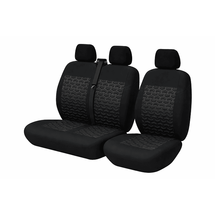 Fundas Cubre Asiento Delantero 2 Plazas Tela Furgón Camioneta Camión 1