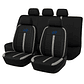 Fundas Asiento Hyundai Tela Poliester Negro Gris | JJ Group - Miniatura 1