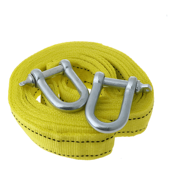 Correa De Remolque 6mts. Amarilla 4 Toneladas 4