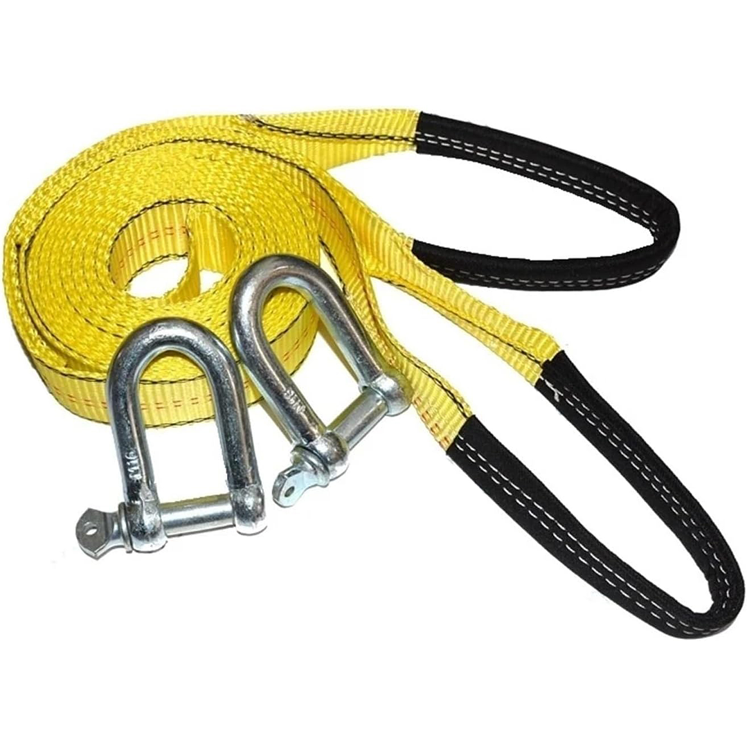 Correa De Remolque 6mts. Amarilla 4 Toneladas 1