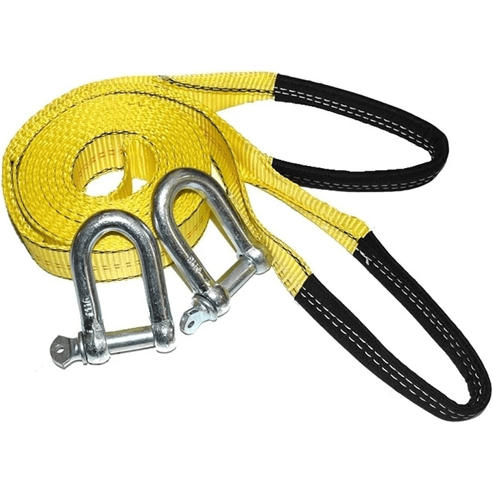 Correa De Remolque 6mts. Amarilla 4 Toneladas 1