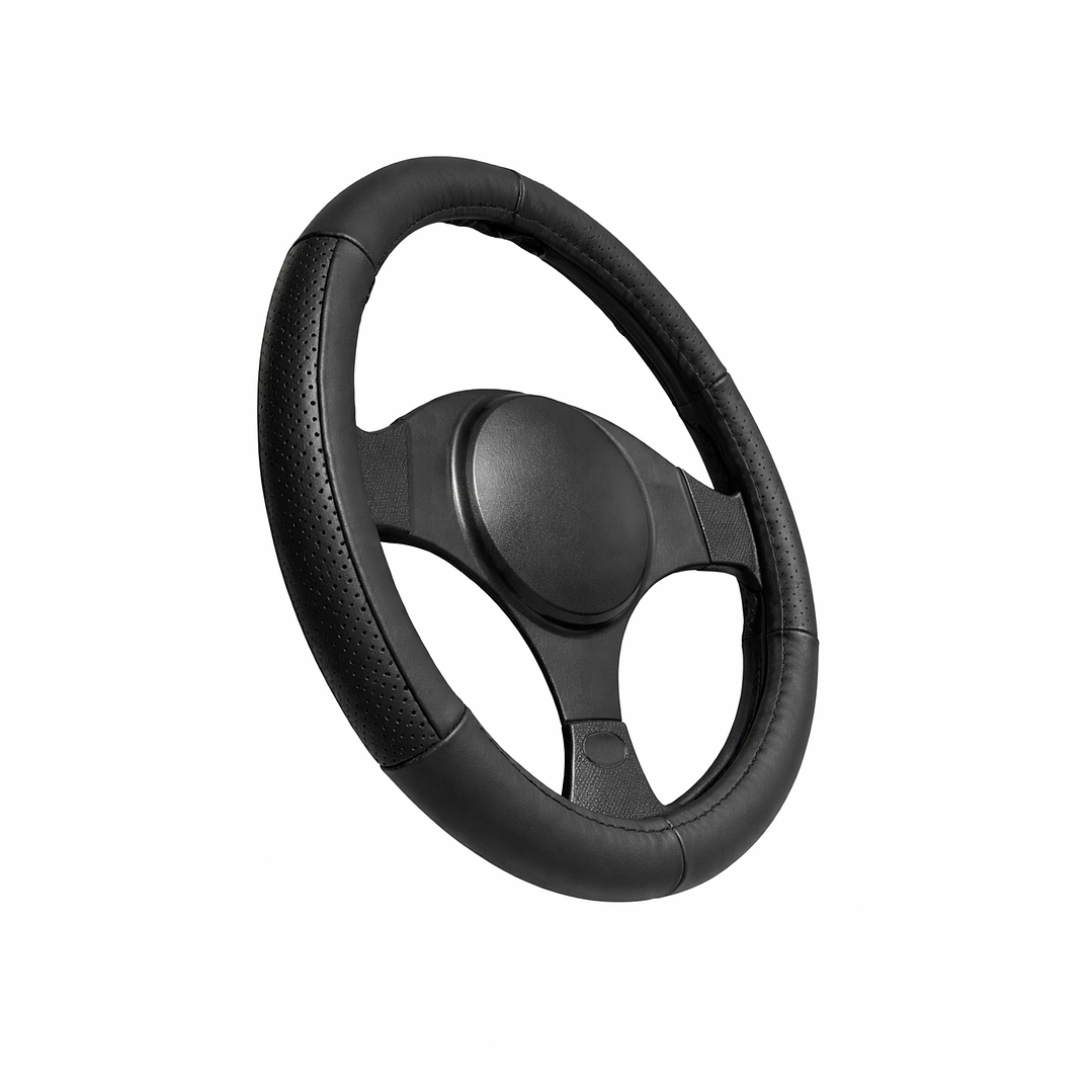 Cubre Volante Eco Cuero Negro Calidad Premium | Jj Group 3