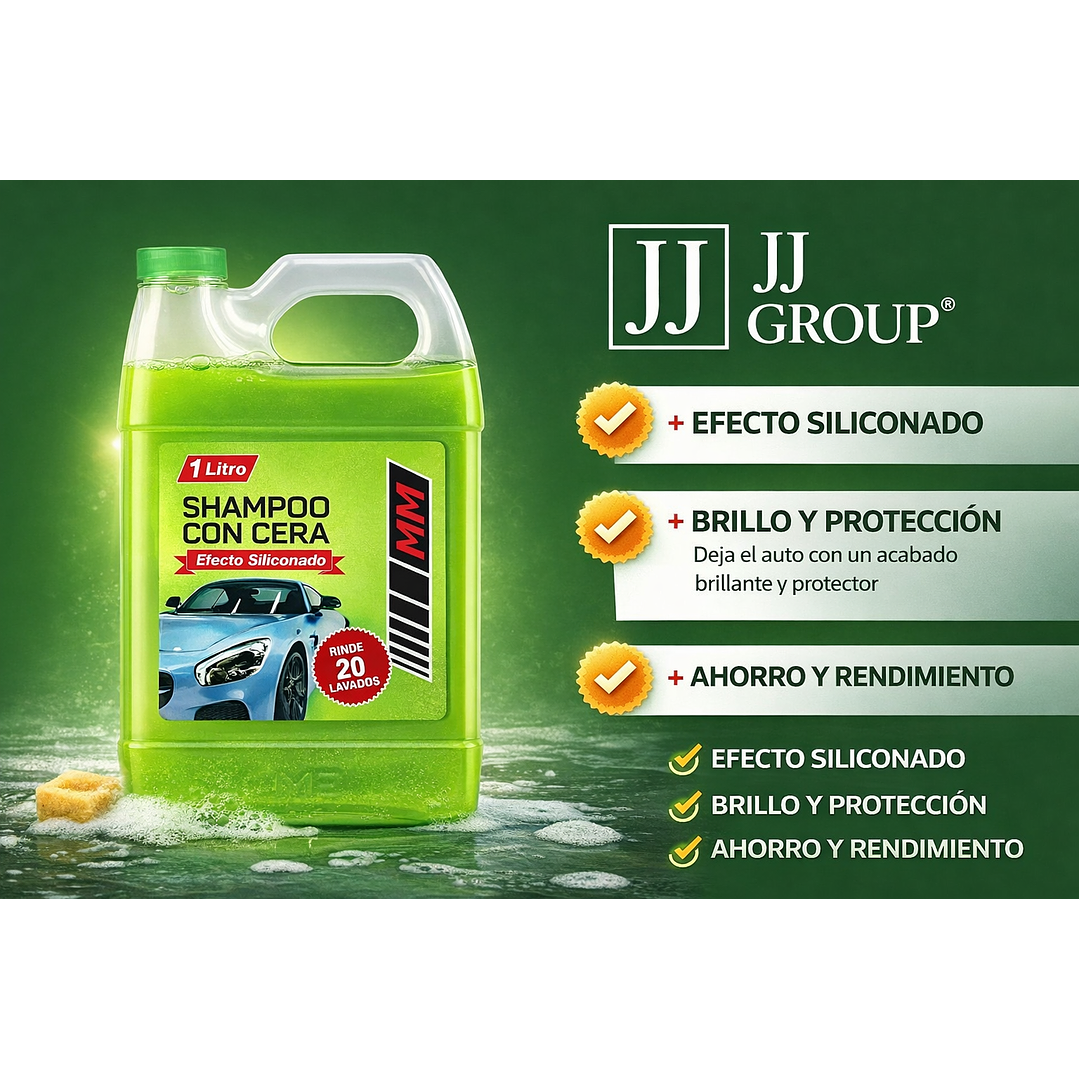 Shampoo Con Cera M2 1 Litro  2