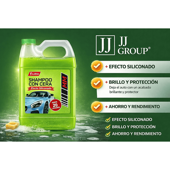 Shampoo Con Cera M2 1 Litro  2