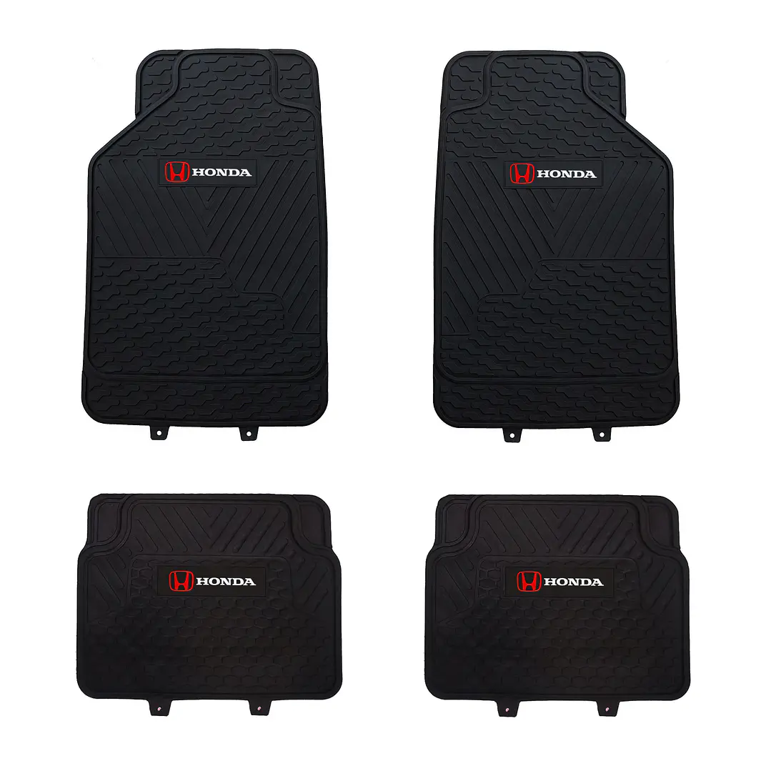 Pisos De Goma Marca Honda Para Vehículos 4 Piezas 1
