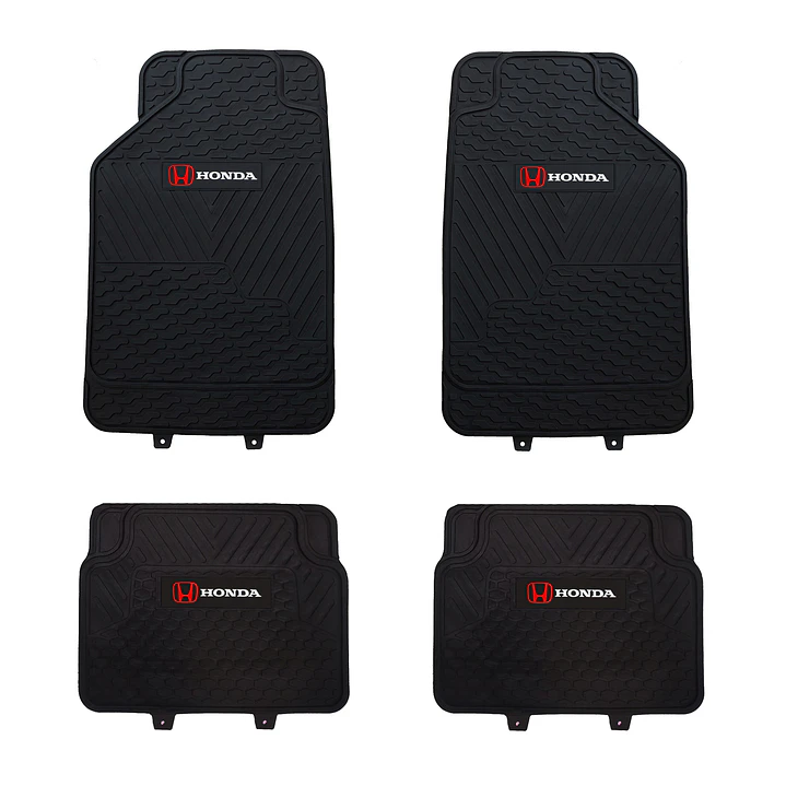 Pisos De Goma Marca Honda Para Vehículos 4 Piezas 1