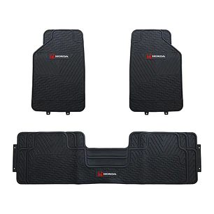 Pisos De Goma 3 Piezas Honda – Antideslizantes y Universales | JJ Group