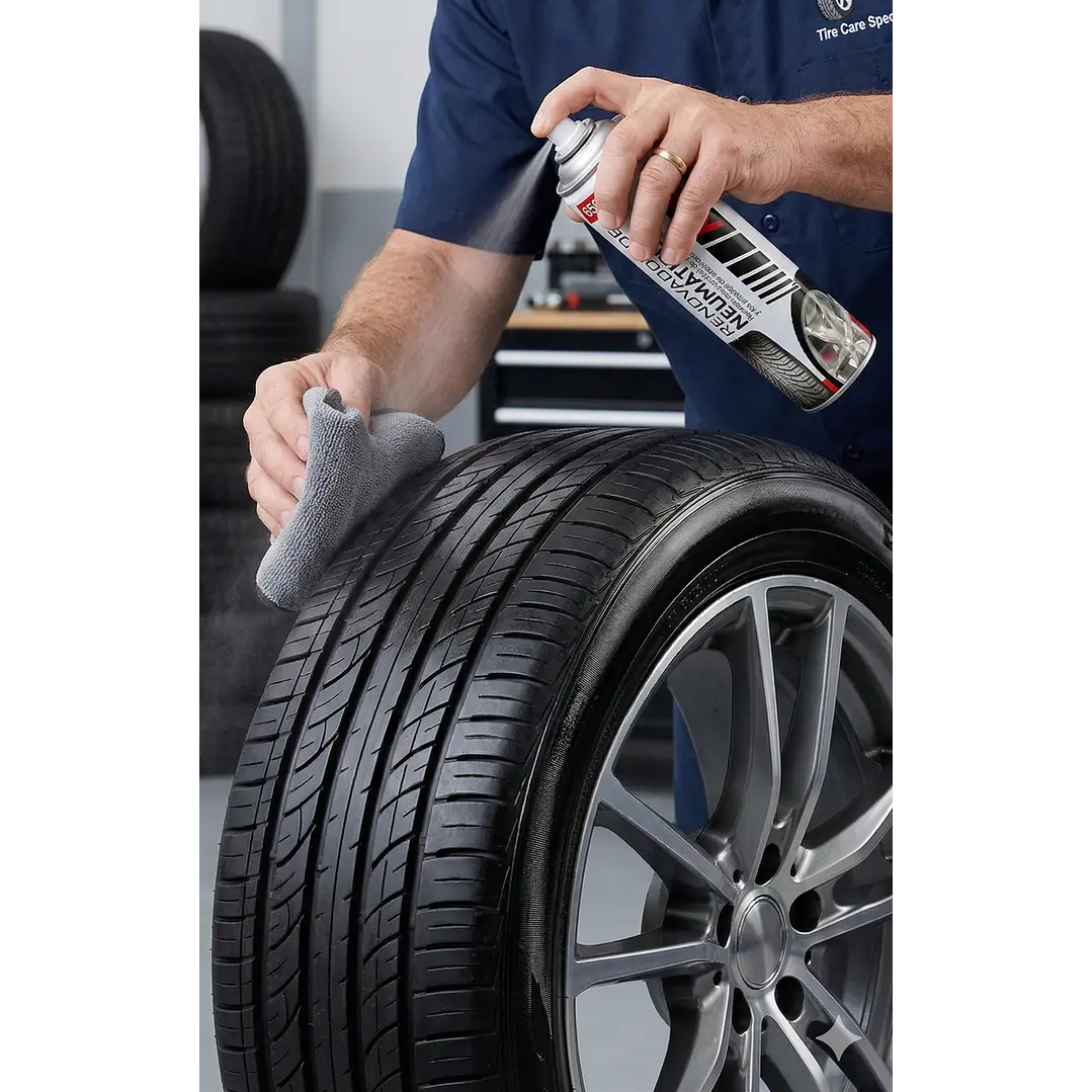 Pack Renovador De Neumáticos Y Silicona Spray 650 Cc M2 Tradicional 6