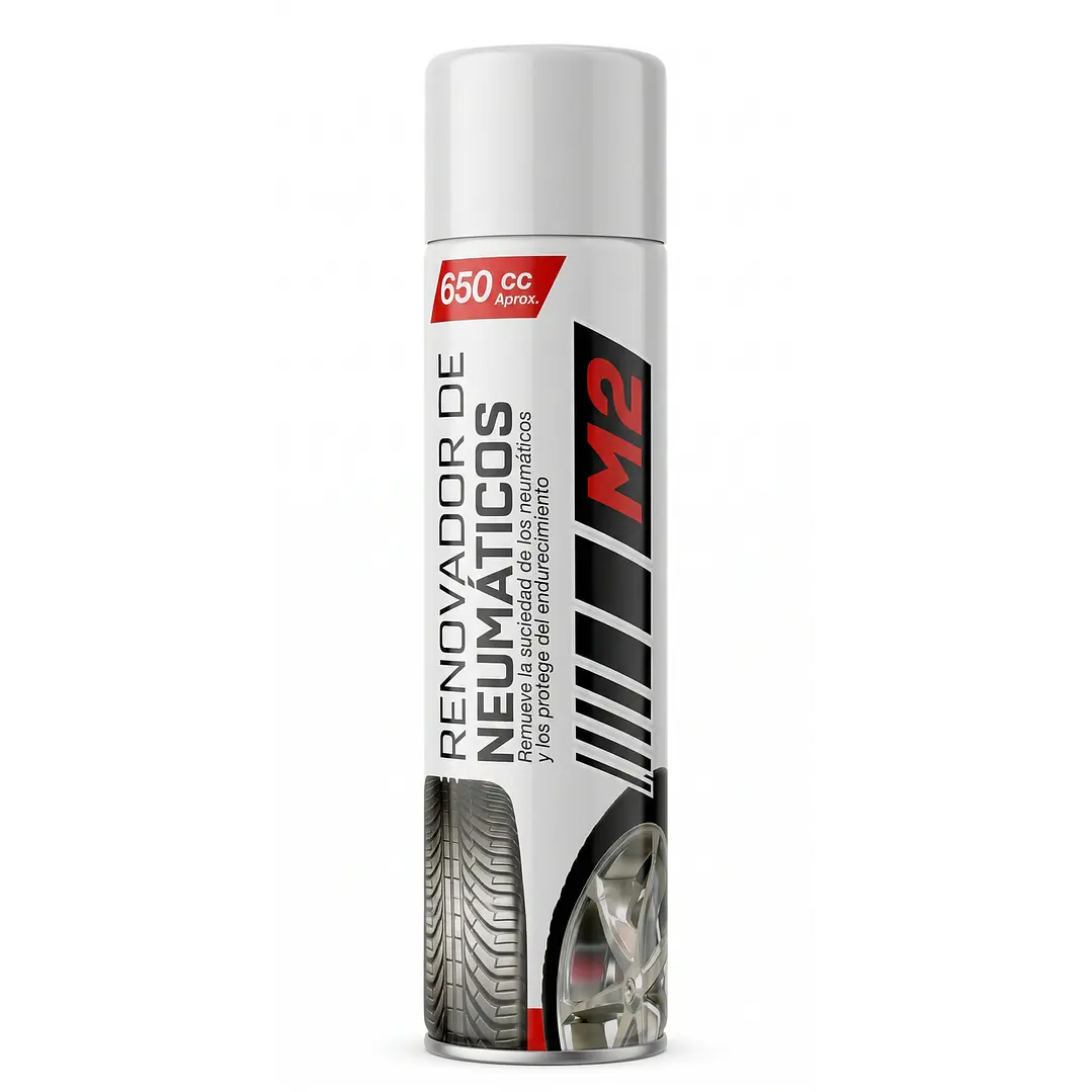 Set 12 Pack Silicona Spray + Renovador De Neumáticos Auto M2 5