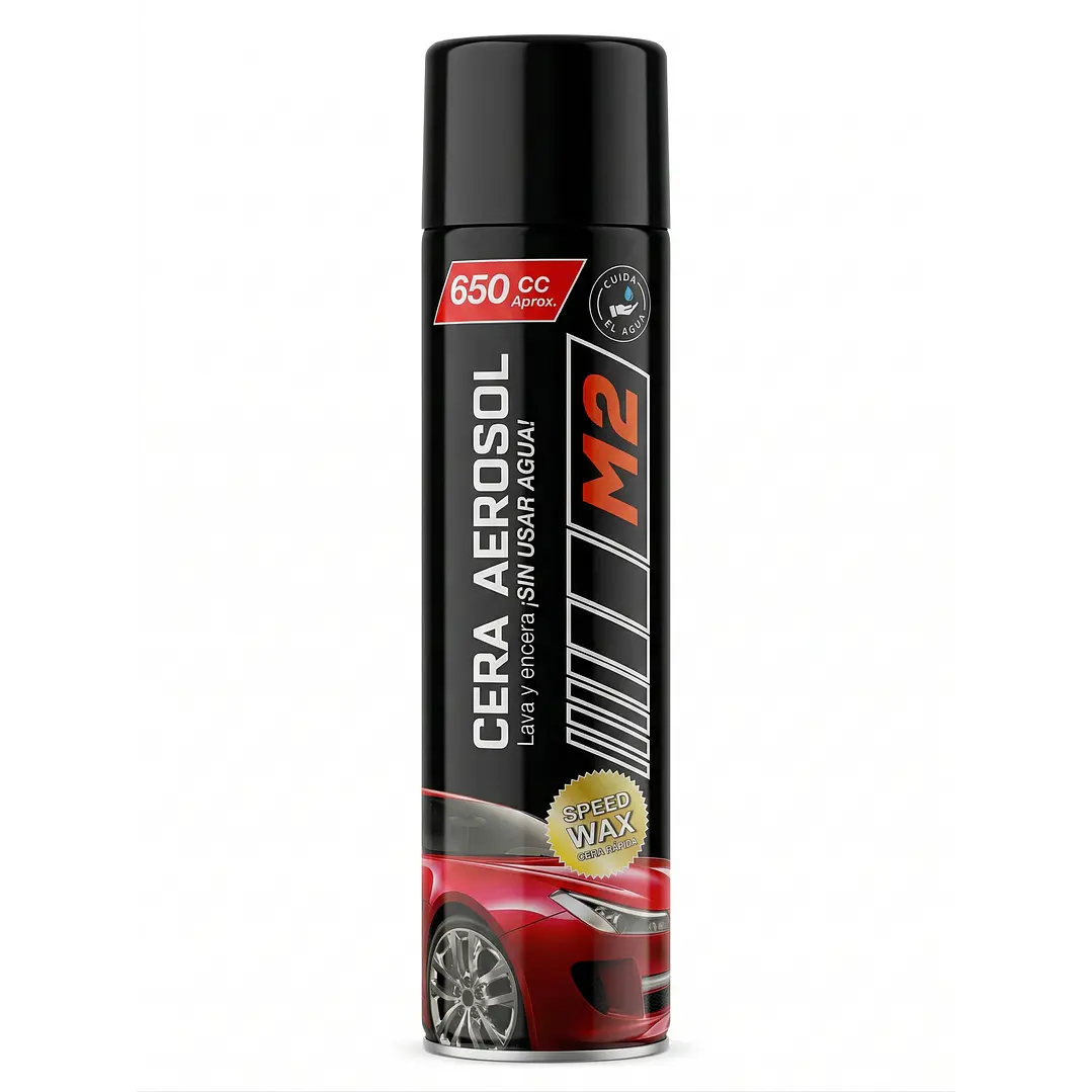 Pack Silicona Spray + Cera Aerosol Auto 650 Cc M2 2