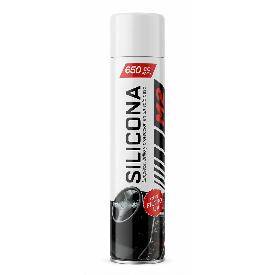Pack Silicona Spray + Cera Aerosol Auto 650 Cc M2 5