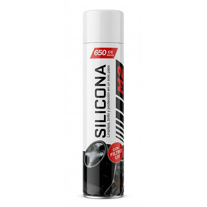 Pack Silicona Spray + Cera Aerosol Auto 650 Cc M2 5