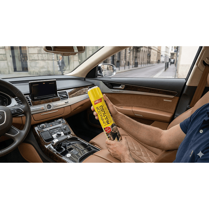 Espuma Limpia Tapiz Interior Con Cepillo M2 650 Ml 3