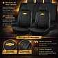 Fundas Asiento Chevrolet Eco Cuero Negro – 9 Piezas Bordadas | JJ Group - Miniatura 2