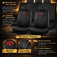 Fundas Asiento Toyota Eco Cuero Negro – 9 Piezas Bordadas | JJ Group - Miniatura 2