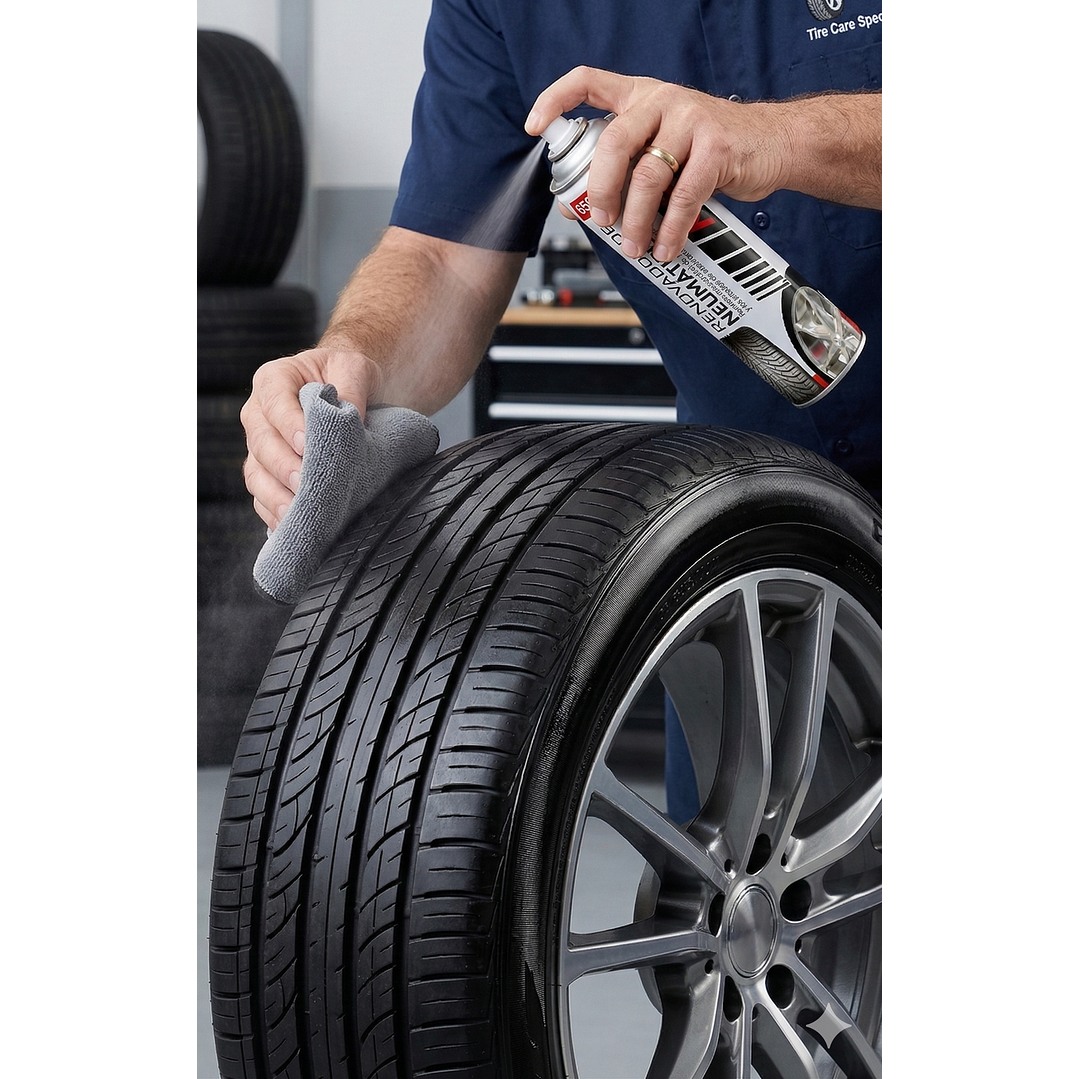 Renovador De Neumáticos Y Gomas En Espuma M2 3