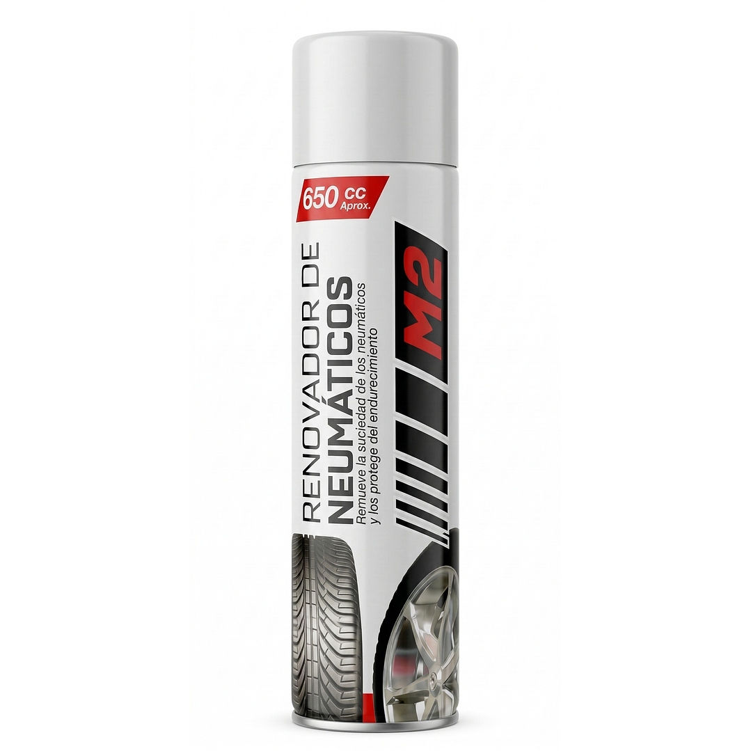 Renovador De Neumáticos Y Gomas En Espuma M2 1