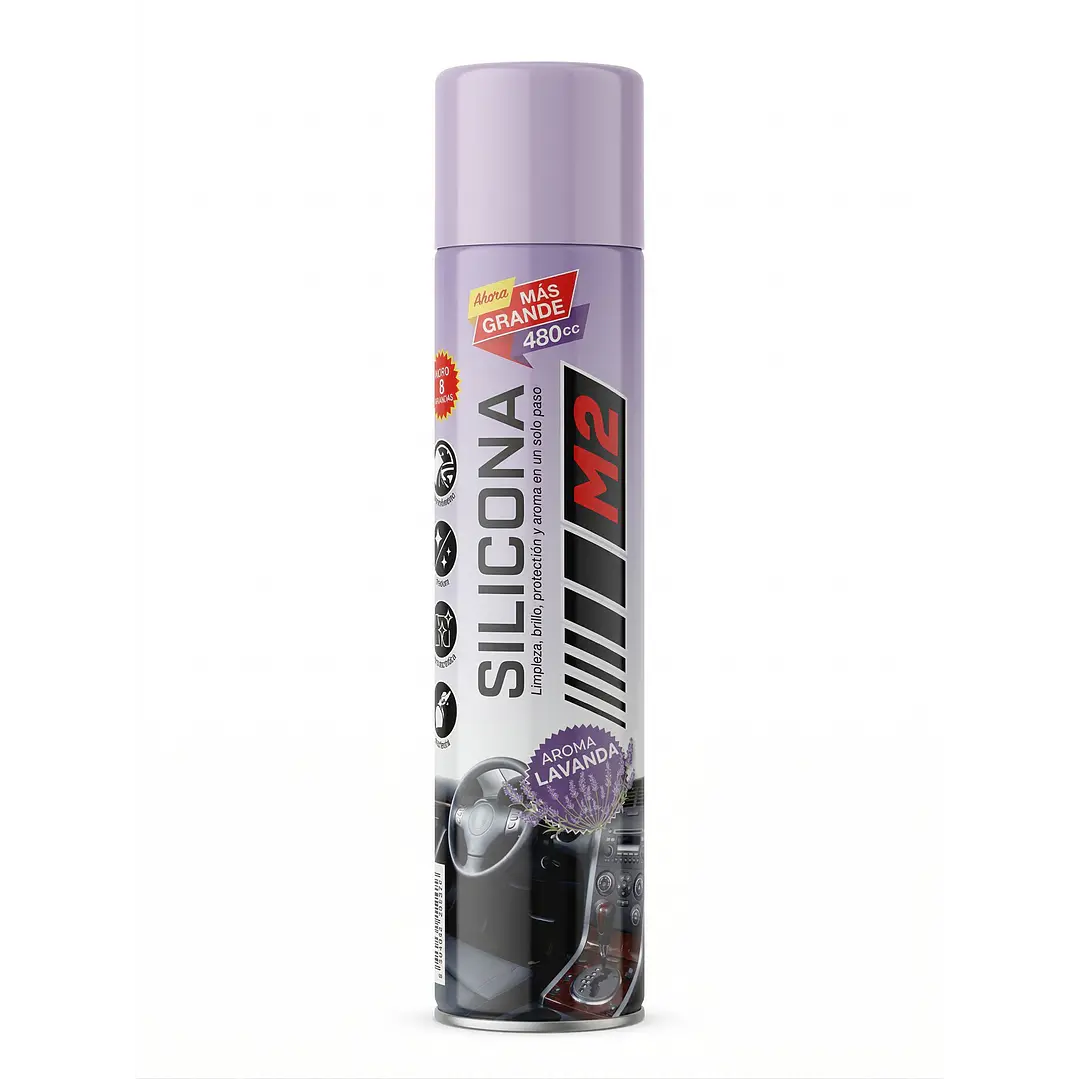 Silicona Automóvil Aroma Lavanda 480cc 1