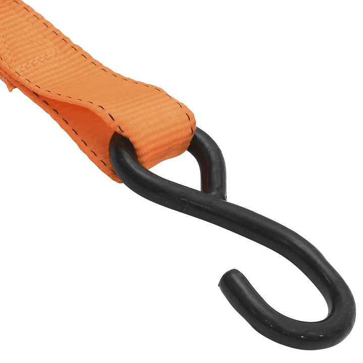 Set 2 Correas Eslinga Amarre 4,6 Metros Naranjas 3