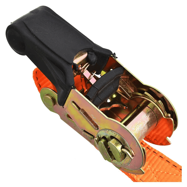 Set 2 Correas Eslinga Amarre 4,6 Metros Naranjas 4