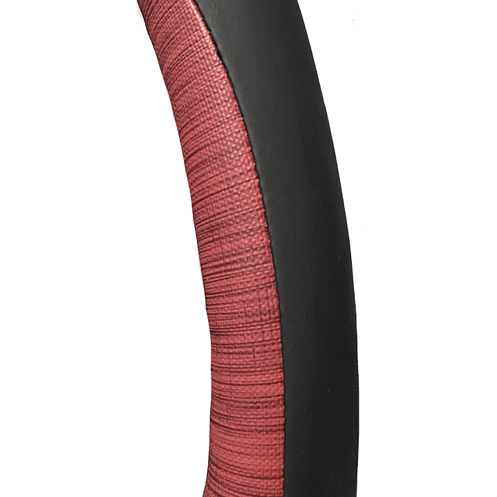 Cubre Volante Eco Cuero Negro Con Budeo Texturado Premium 4