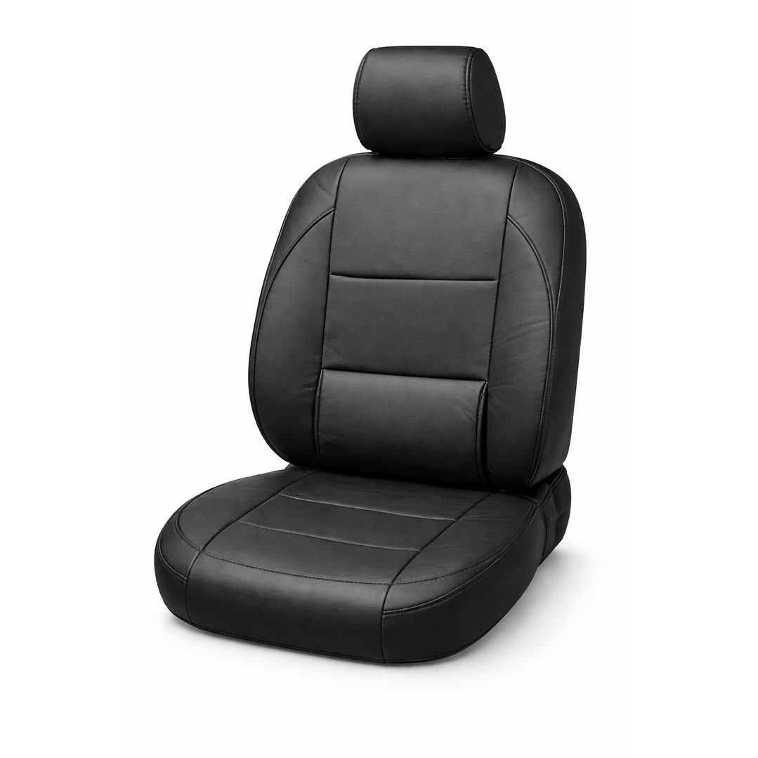 Fundas Cubre Asiento Universal Eco Cuero Negro // JJ Group 3