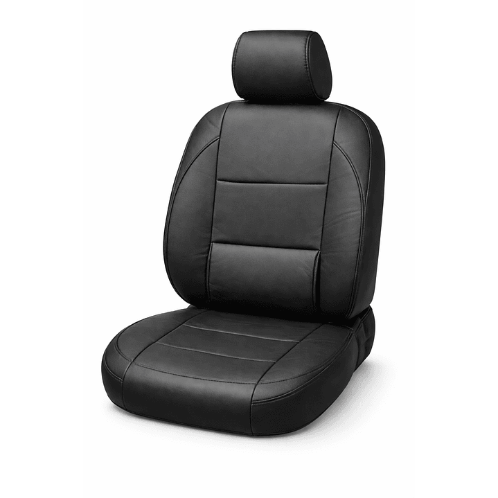 Fundas Cubre Asiento Universal Eco Cuero Negro // JJ Group 3