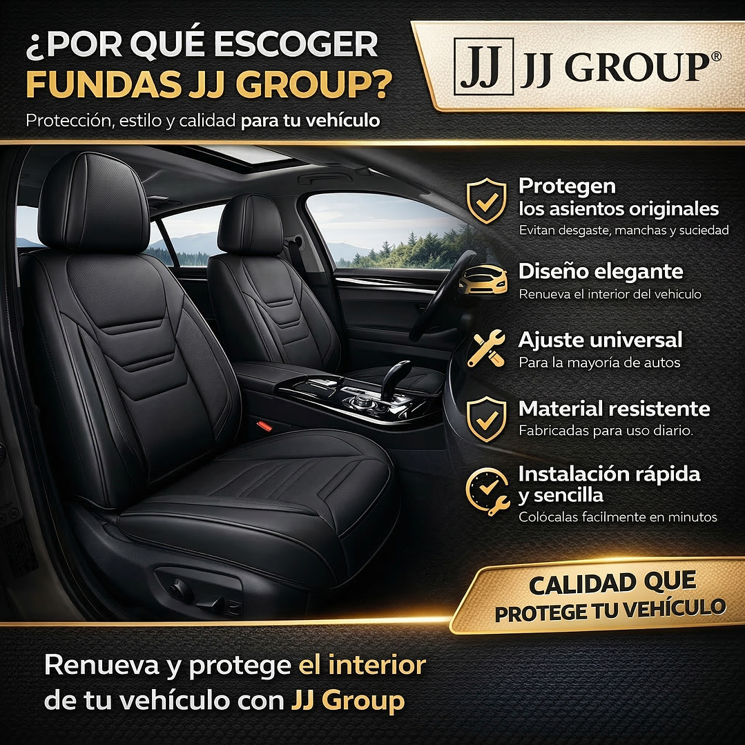 Funda Cubre Asiento Universal Flores Rosada Tela // Jj Group 2