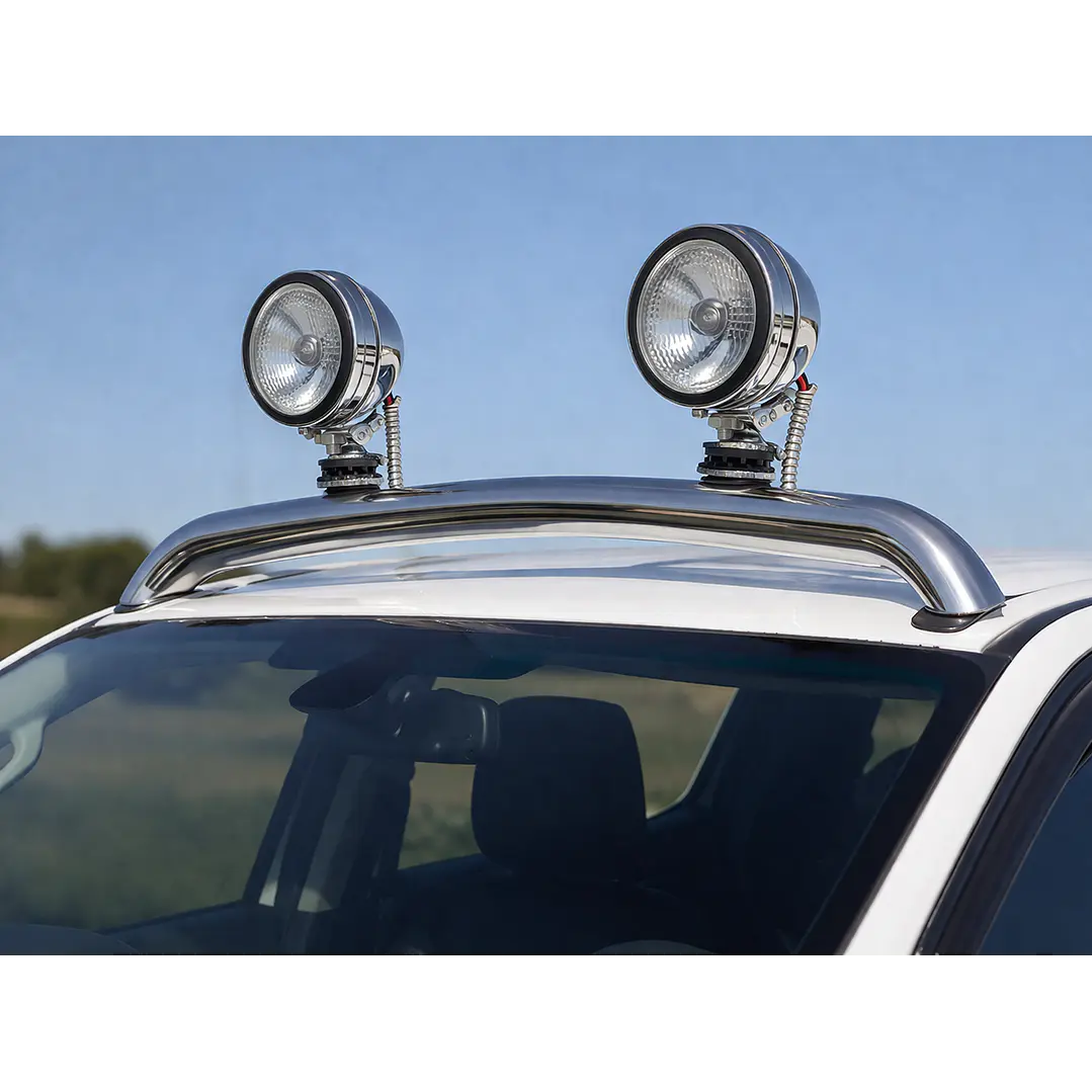 Set 2 Foco Neblinero Circular Metálico 2