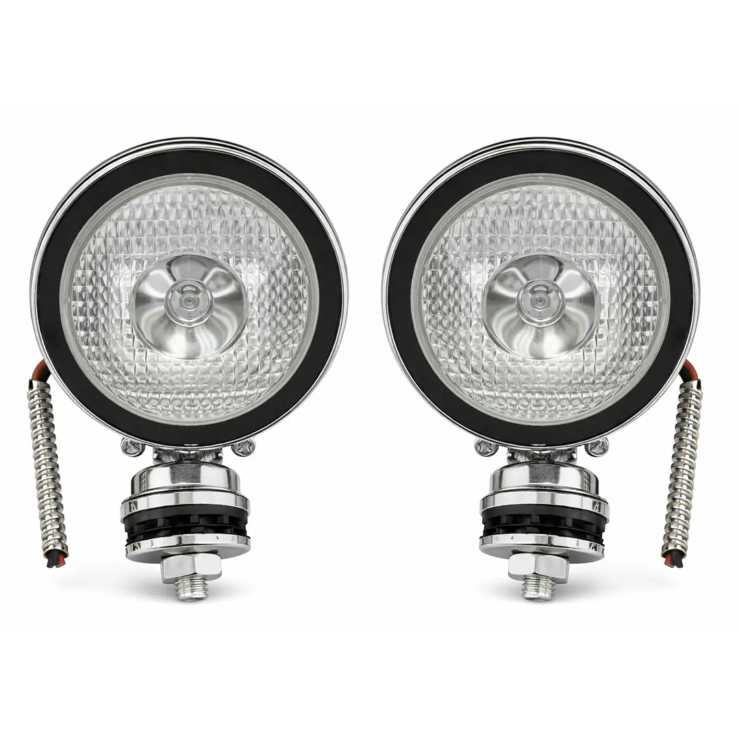 Set 2 Foco Neblinero Circular Metálico 3