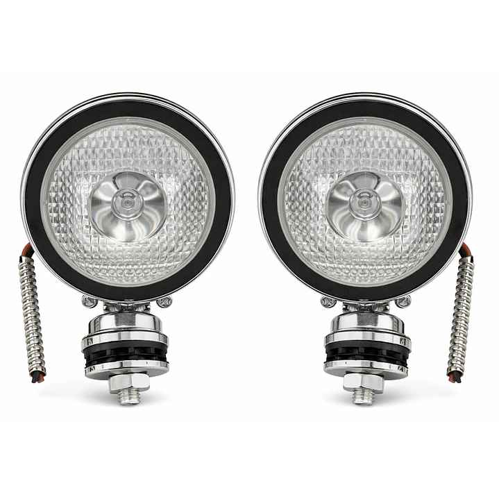 Set 2 Foco Neblinero Circular Metálico 3