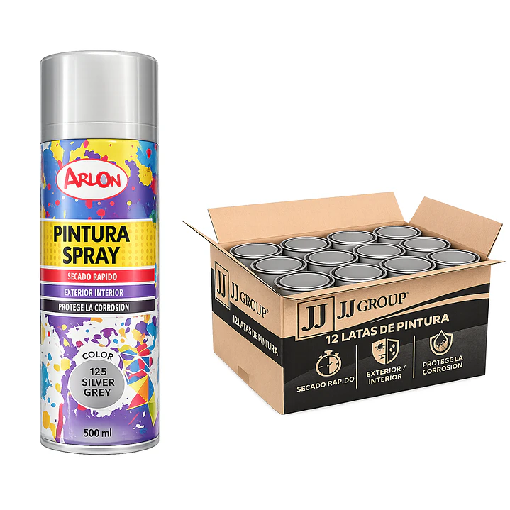 Pack 12 Latas De Pintura Spray Aerosol Varios Colores 500 Ml 9
