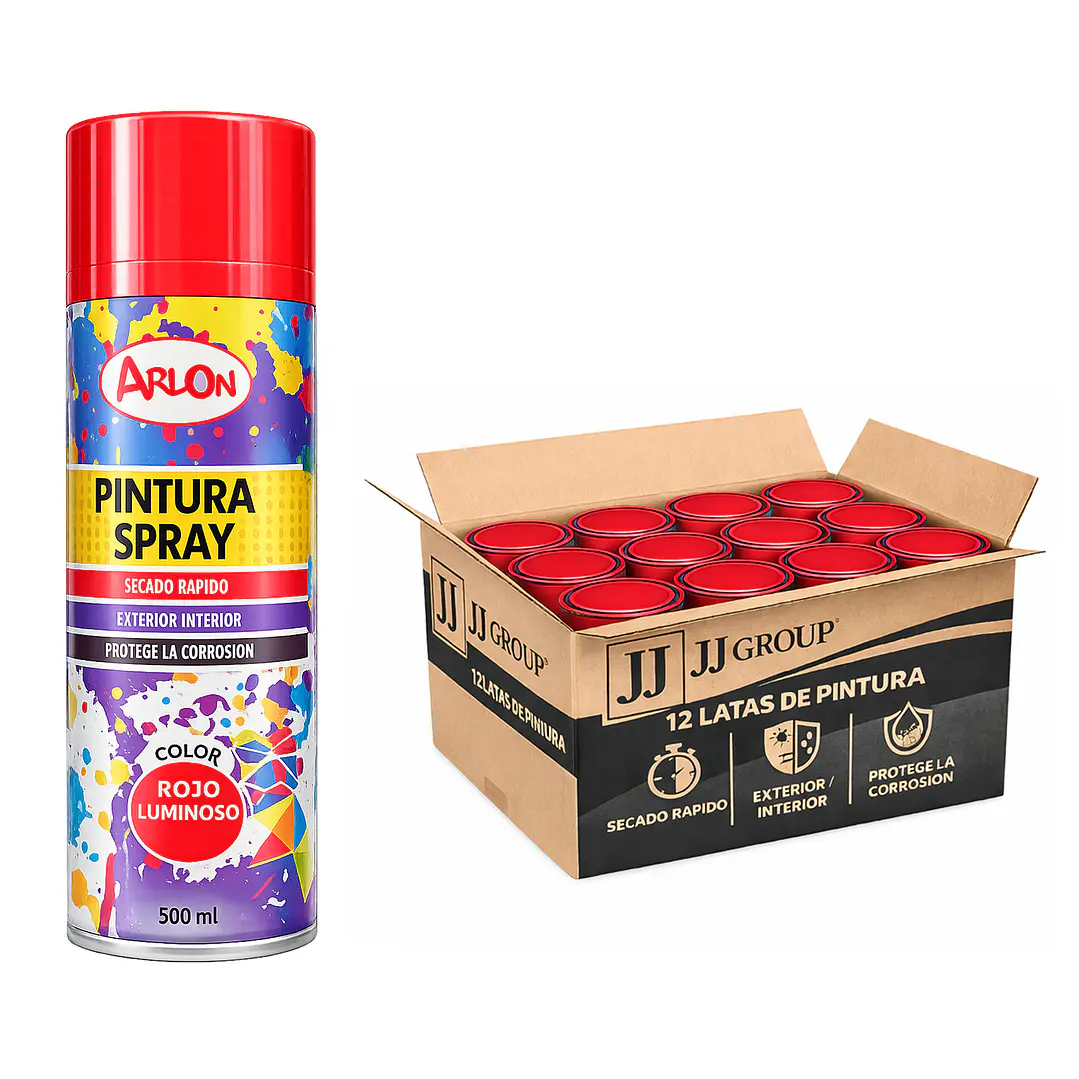 Pack 12 Latas De Pintura Spray Aerosol Varios Colores 500 Ml 17