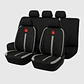 Fundas Asiento Suzuki Tela Poliester Negro Gris | JJ Group - Miniatura 5