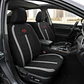 Fundas Asiento Toyota Tela Poliester Negro Gris | JJ Group - Miniatura 1