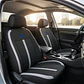 Fundas Asiento Hyundai Tela Poliester Negro Gris | JJ Group - Miniatura 3