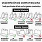 Fundas Asiento Kia Tela Poliester Negro Gris | JJ Group - Miniatura 5