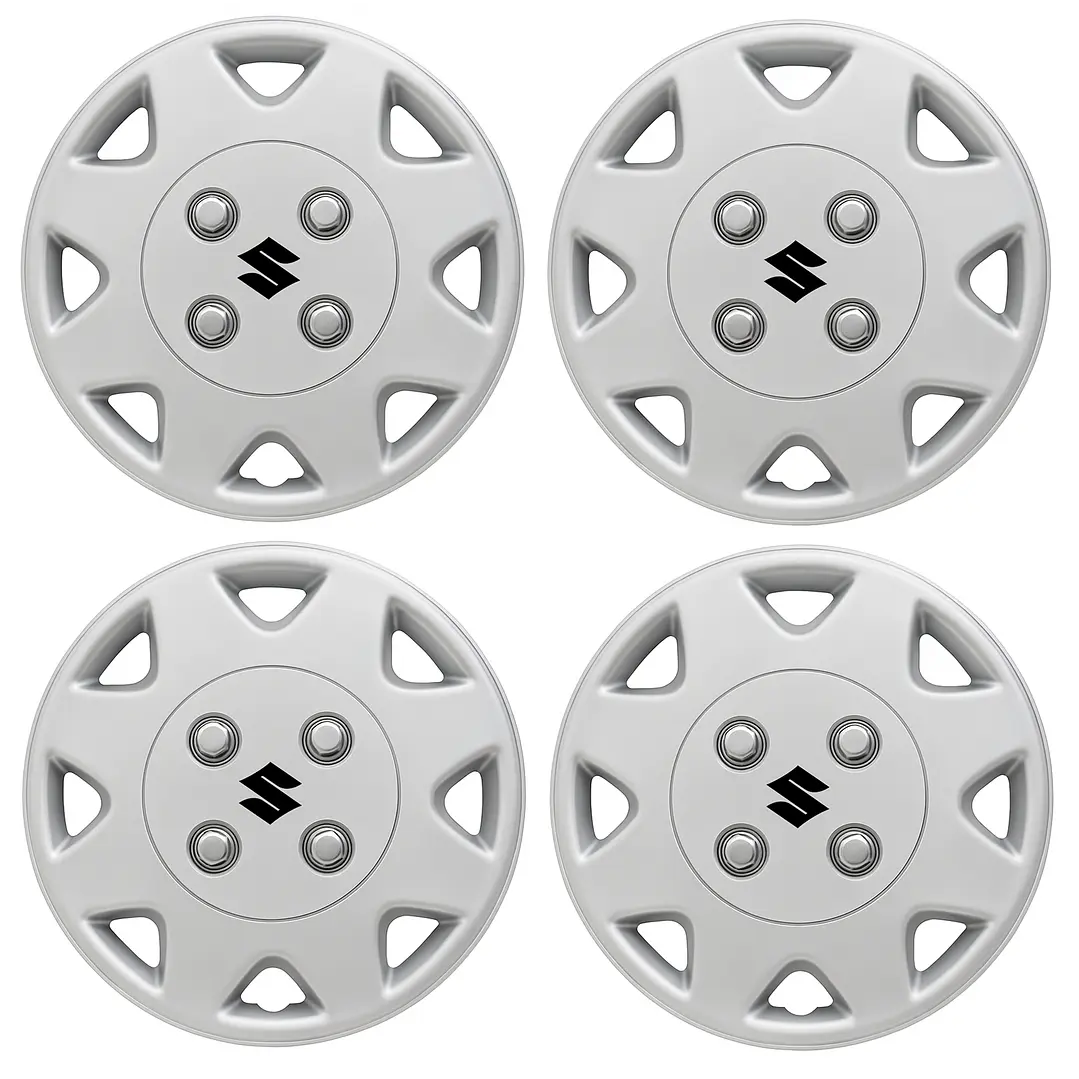Set De Tapas Aro 12 Gris M2 Suzuki Maruti 2