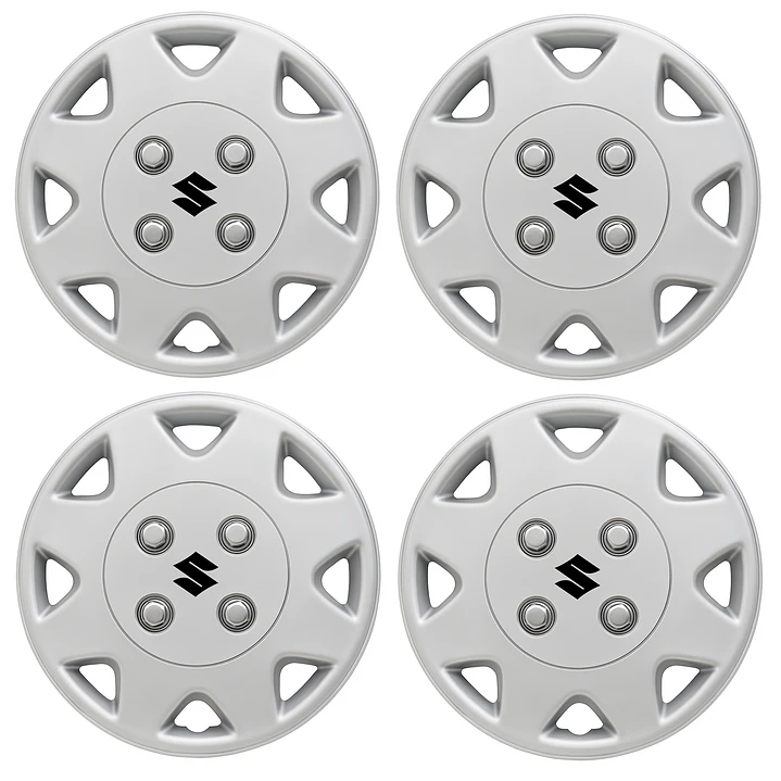 Set De Tapas Aro 12 Gris M2 Suzuki Maruti 2