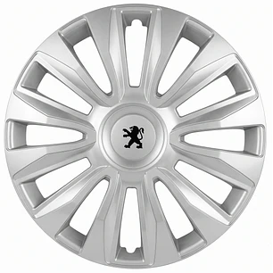 Set Tapas De Ruedas Peugeot Universal Aro 16 