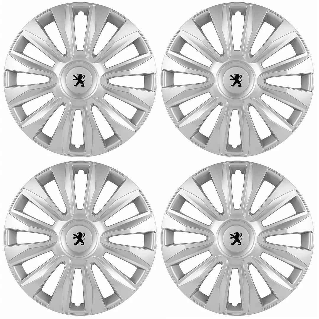 Set Tapas De Ruedas Peugeot Universal Aro 16  2