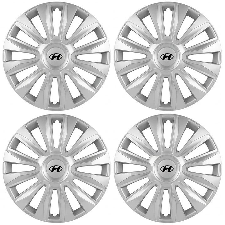 Set Tapas De Rueda Hyundai Alternativas Aro 16 2