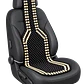  Cubre Asiento Respaldo Bolas Madera Bambu Masaje - Miniatura 3