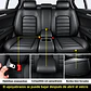 Fundas Cubre Asiento Auto Premium Luxury Negro  - Miniatura 5