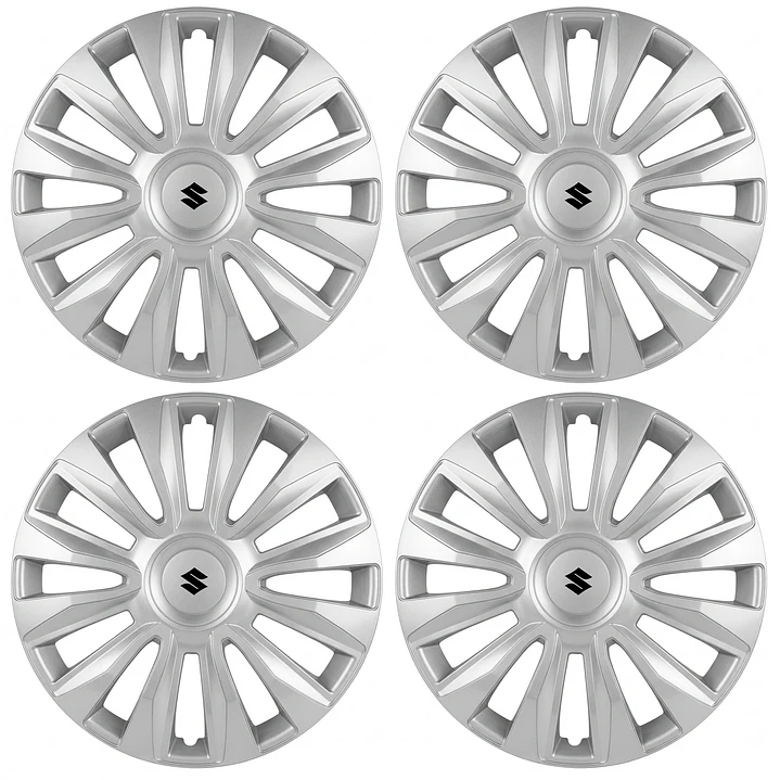 Set Tapas De Ruedas Suzuki Universal Aro 16 3