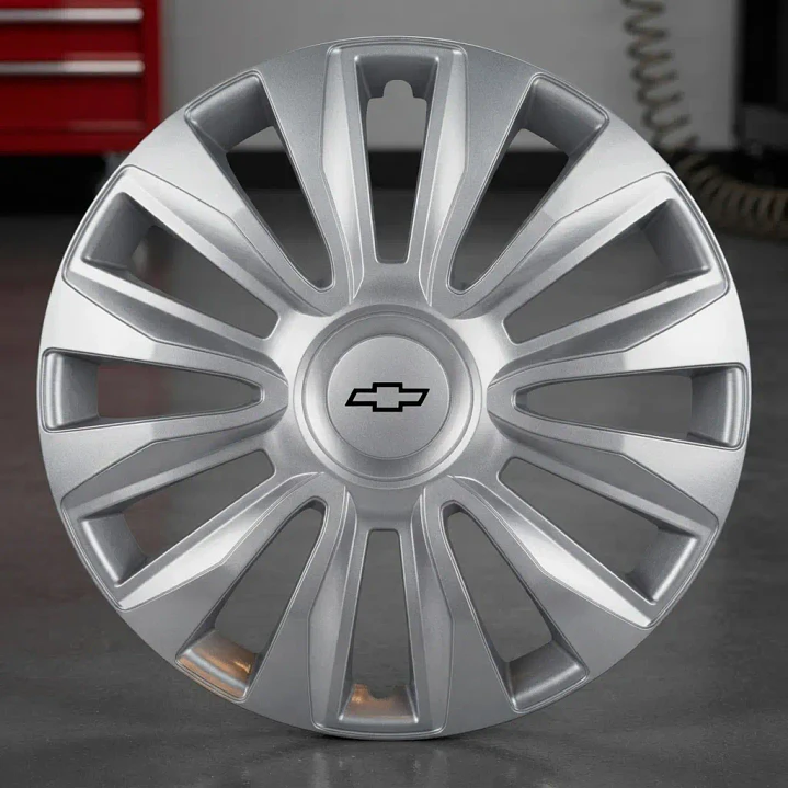 Set Tapas De Ruedas Chevrolet Universal Aro 16 6