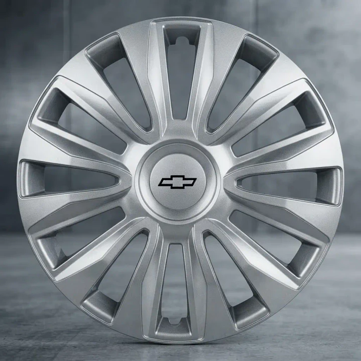 Set Tapas De Ruedas Chevrolet Universal Aro 16 4