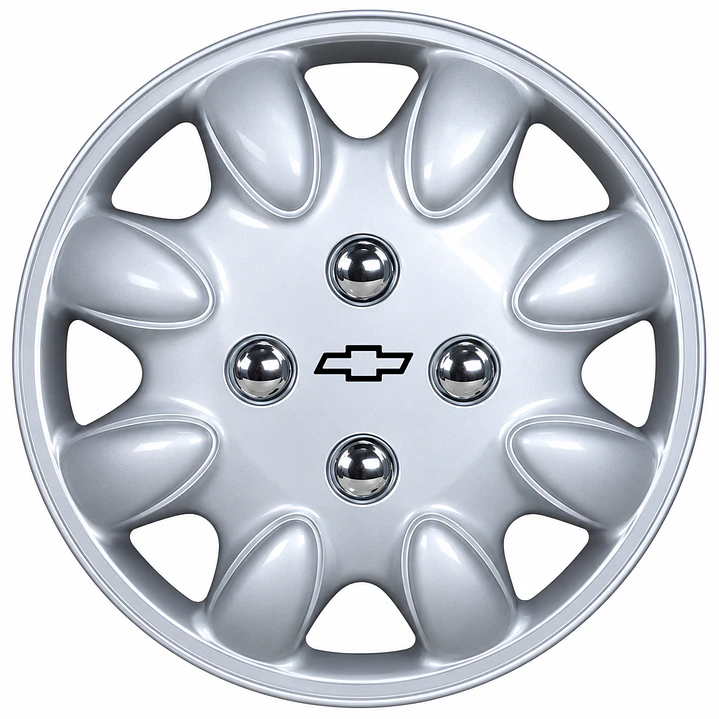 Set Tapas De Rueda Chevrolet Aro 12 1