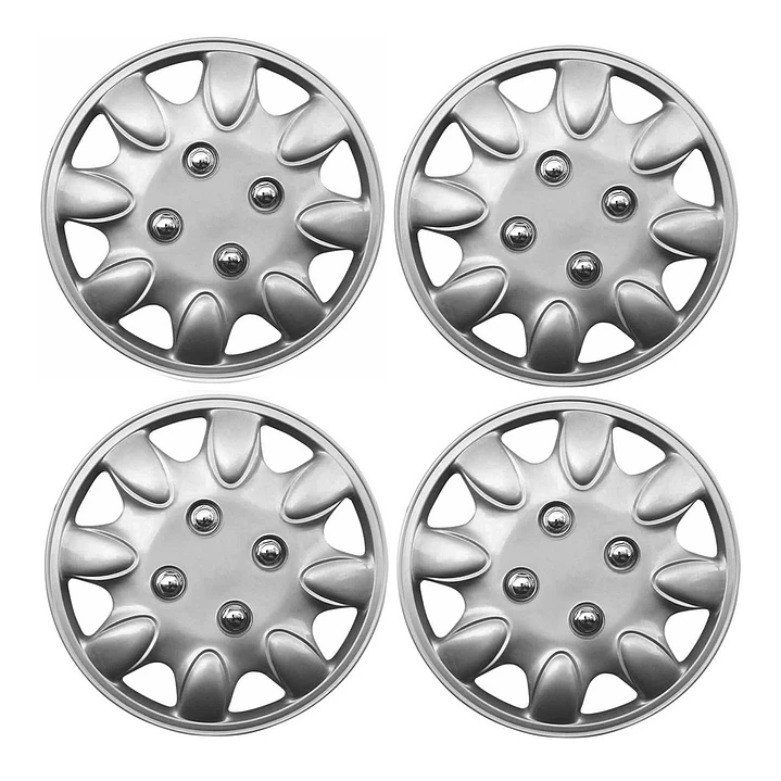 Set Tapas Para Vehiculo Aro 12 Universal Gris 2